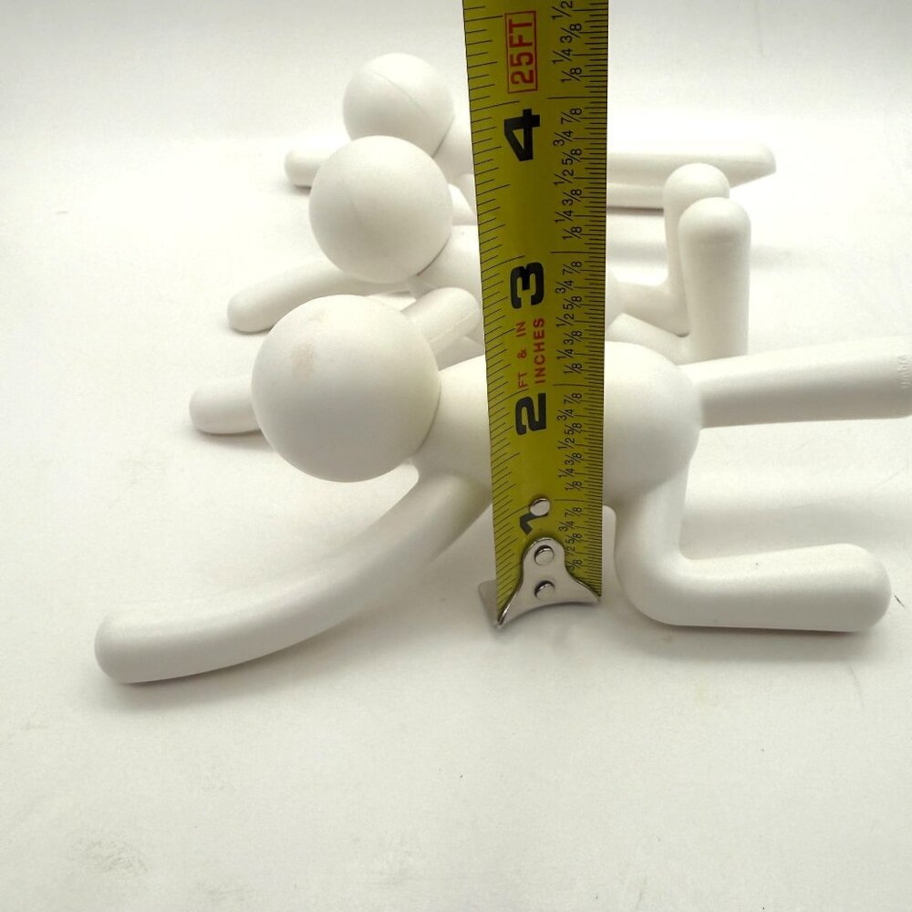 Umbra Buddy Wall Hooks – White Climbing Figures Alan Wisniewski Design Set of 3 - Picture 8 of 8